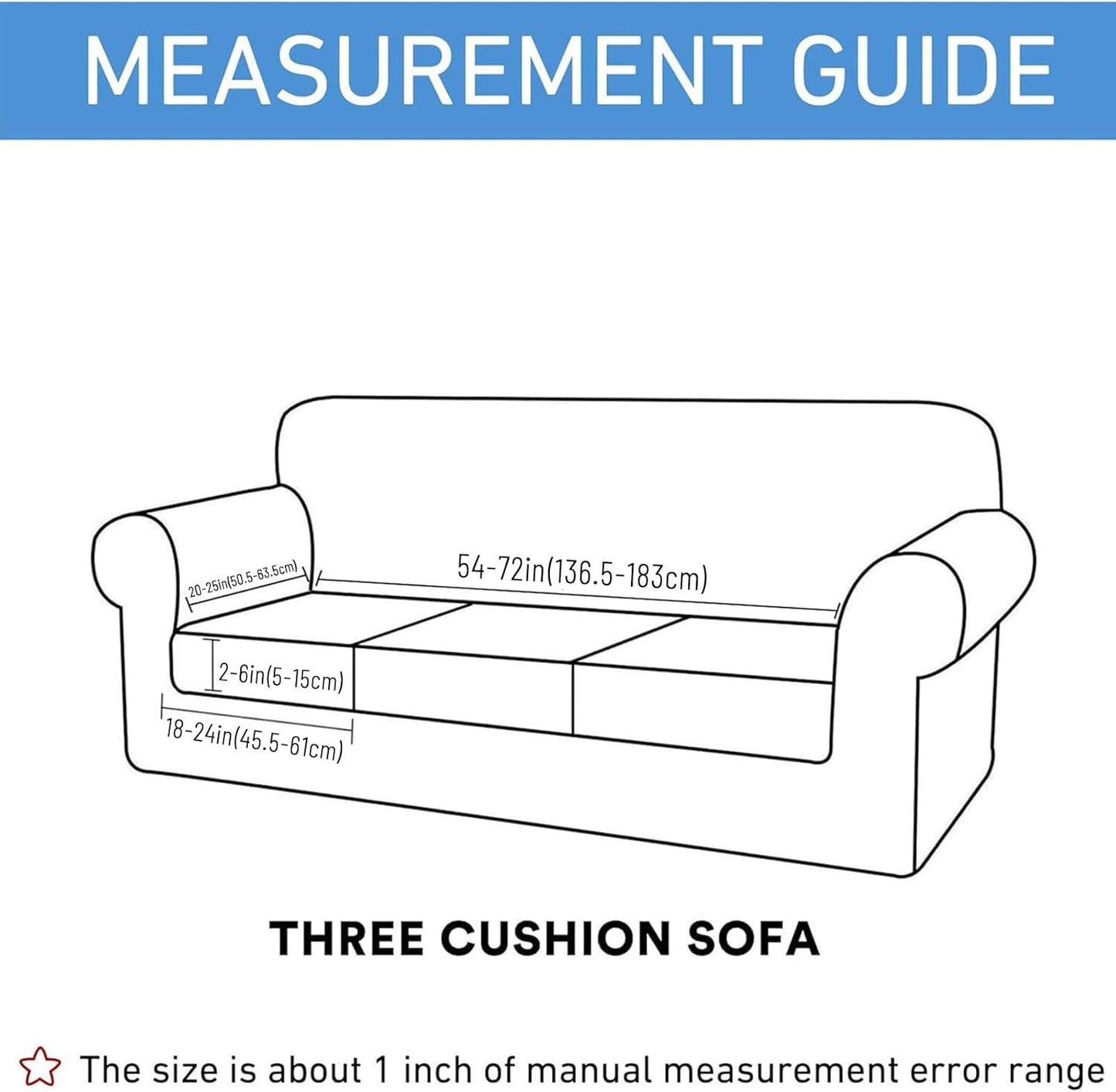 hyha Waterproof Couch Cushion Covers for Pets, Non Slip Sofa Seat Cover for Dogs Washable, Soft Thick Stretch Jacquard Fabric, Sofa Slipcovers with Elastic Bottom (3 Pieces, Green)