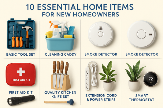 10 Must-Have Home Essentials for Every New Homeowner