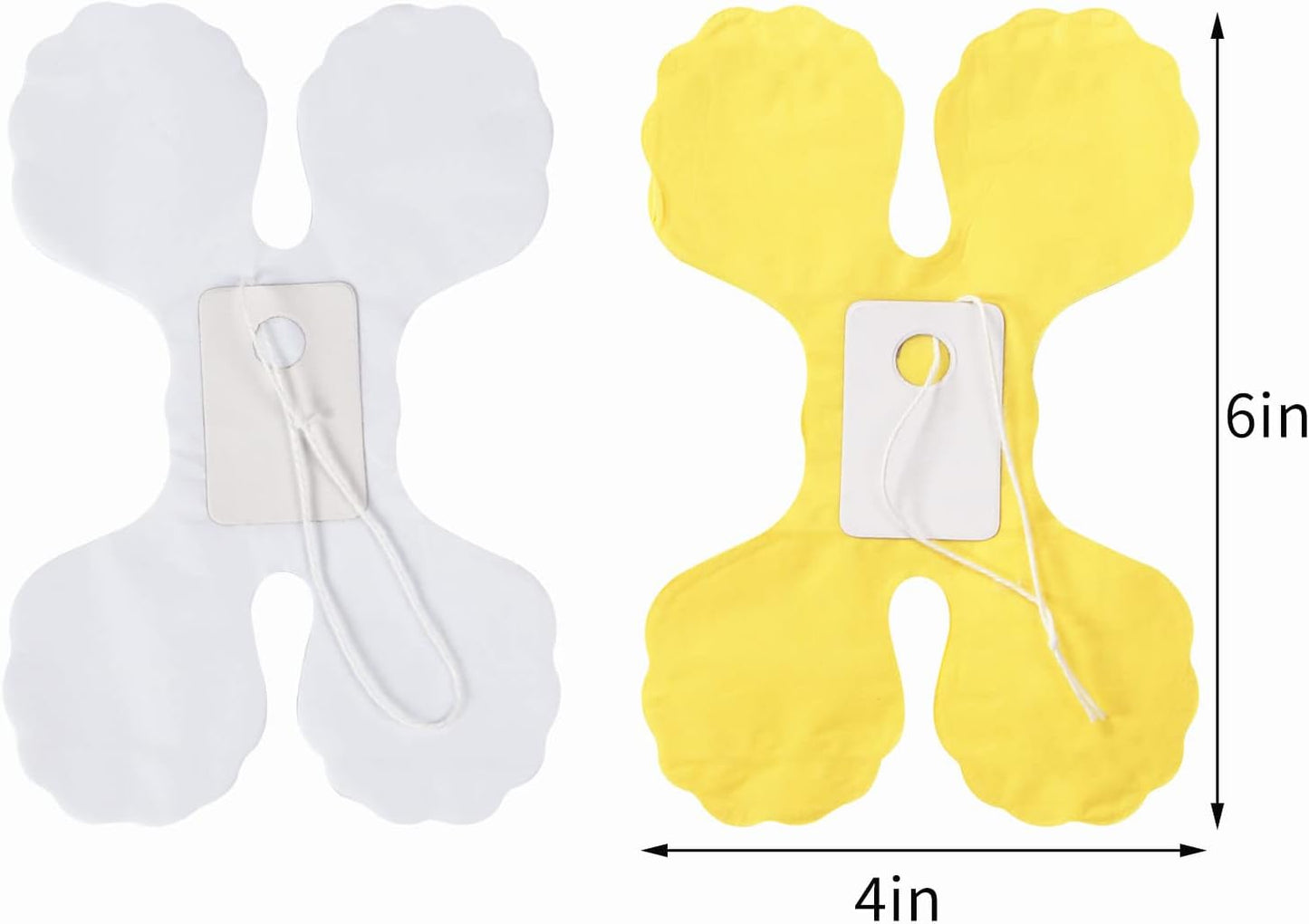 White-Yellow Party-Decorations Streamers Garland - 157Ft Four-Leaf Clover Hanging Banner,Wedding Bridal Baby Shower Birthday Sunflower Lemon Theme Decor Hugtmr