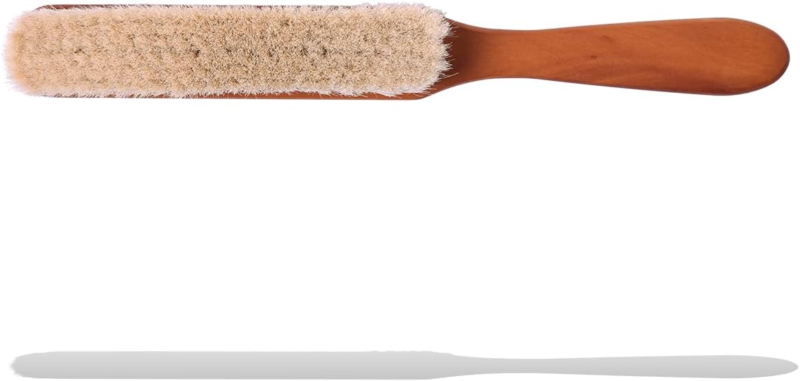 Valentino Garemi Ultra-Fine Fabric Textile Cleaning Brush | Dandruff, Dust, Pet Hair Remover for Luxury Delicate Flat Material Cloths, Uniforms, Business Suits, Tops, Jackets | Made in Germany