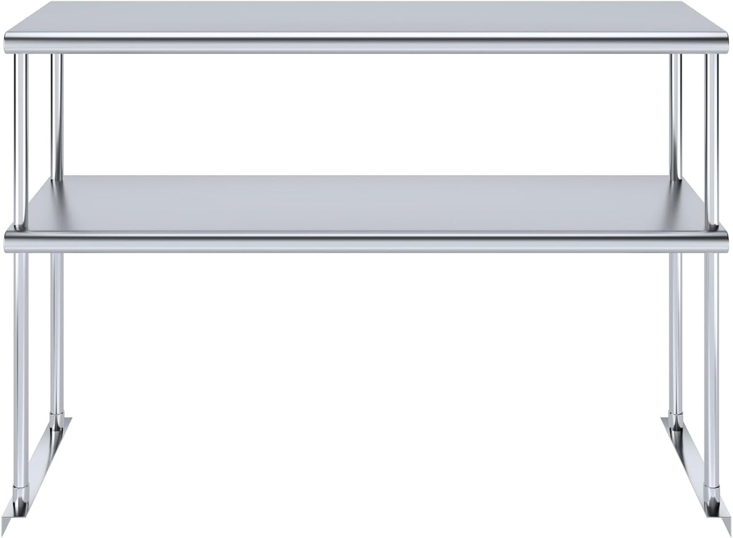 AmGood Double OverShelf Stainless Steel NSF - Many (48" Long x 14" Deep)