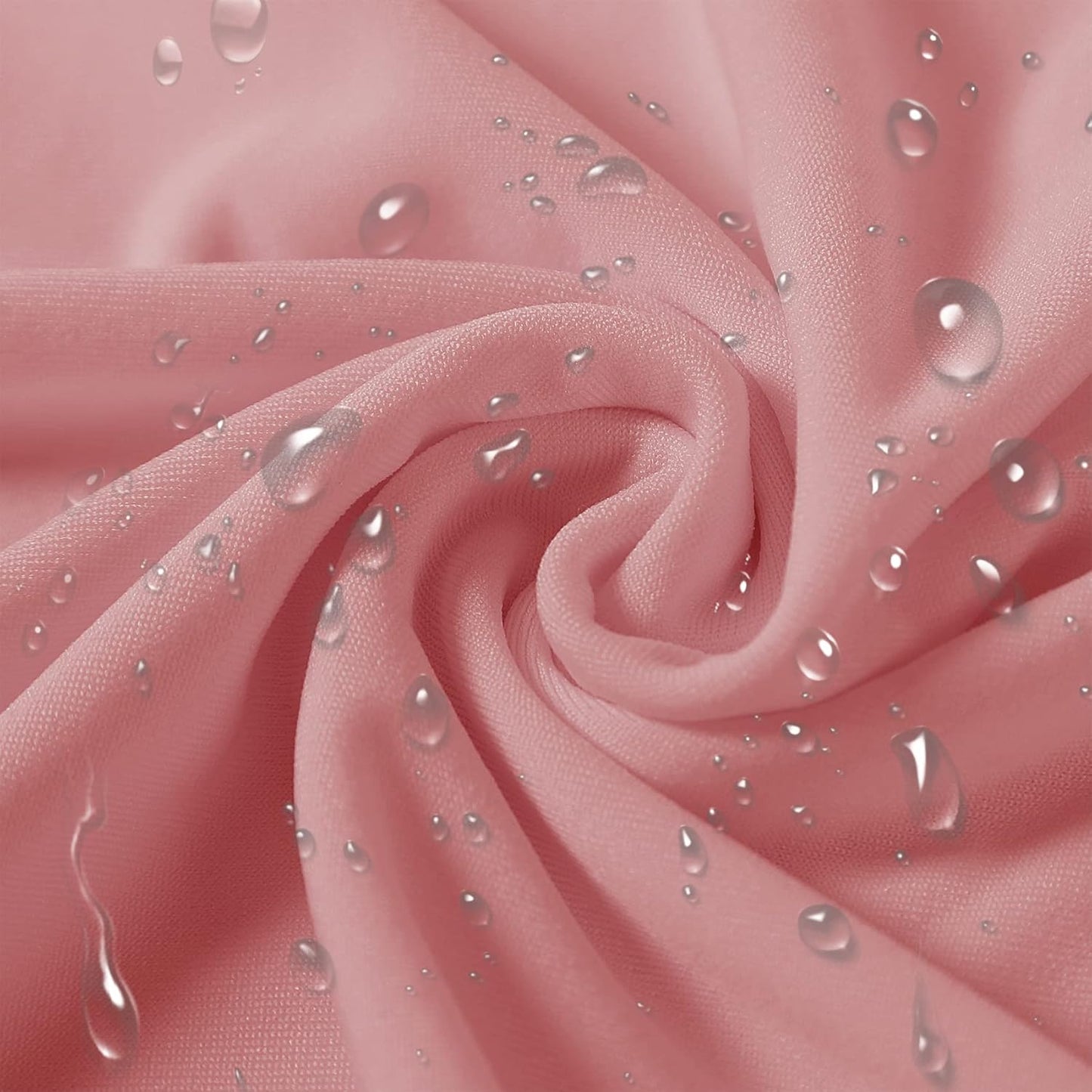 SUPERO Dusty Pink Chair Cover, 25PCS Stretch Waterproof Polyester, Universal Fit Protector for Party, Banquet, Wedding Event, Hotel, Indoor/Outdoor