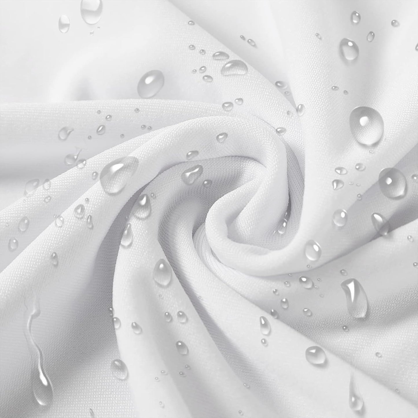 SUPERO Waterproof Spandex Chair Cover 100PCS, Stretch Dining Chair Covers, Polyester Outdoor Chair Covers, Protector Stretch Chair Cover for Party Universal, Banquet, Wedding Event, Hotel(White)