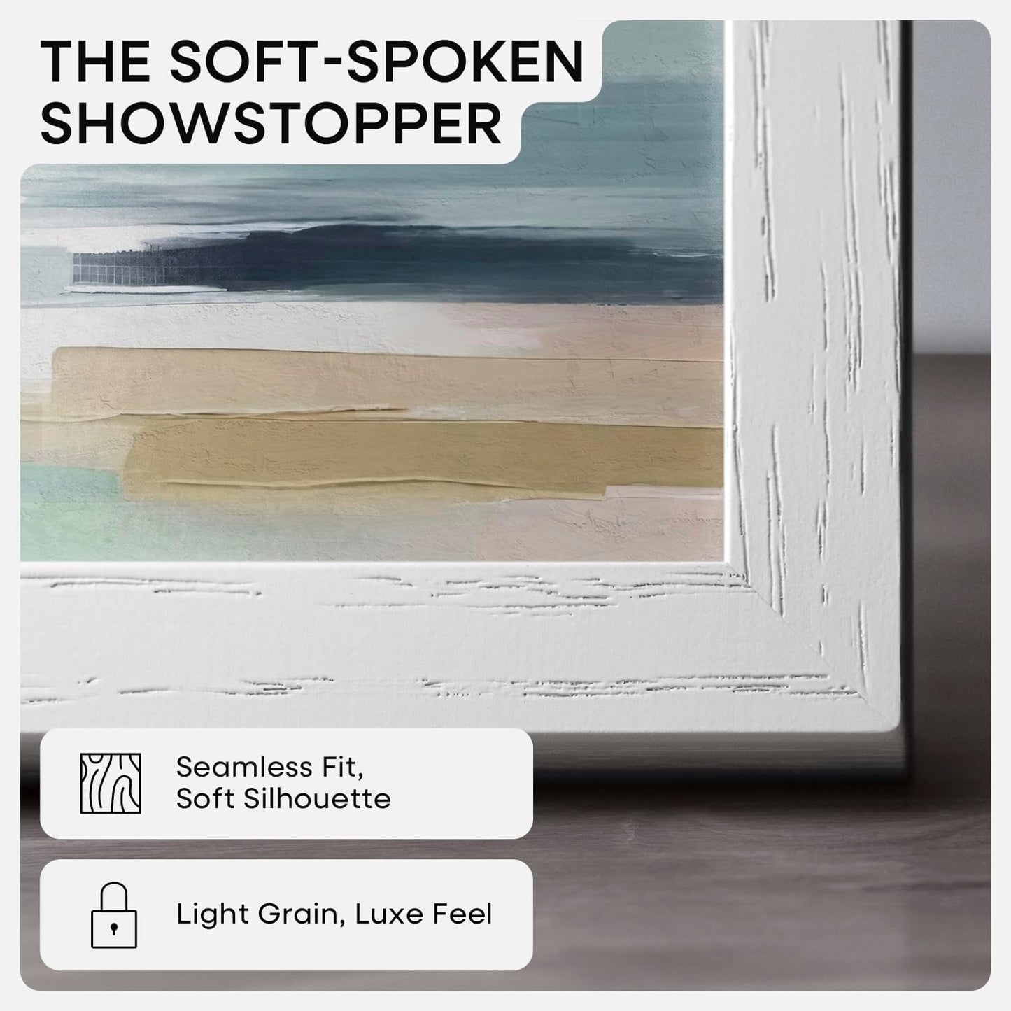 Homeforia 22x28 Poster Frame White, High End Oak 22 x 28 Wood Picture Frame with Mat 18 by 24 for Photo, 22x28 Large Wooden Frame Matted to 18x24, 28x22 Thin Frames, Tempered Glass, Wall Kit, Set of 1