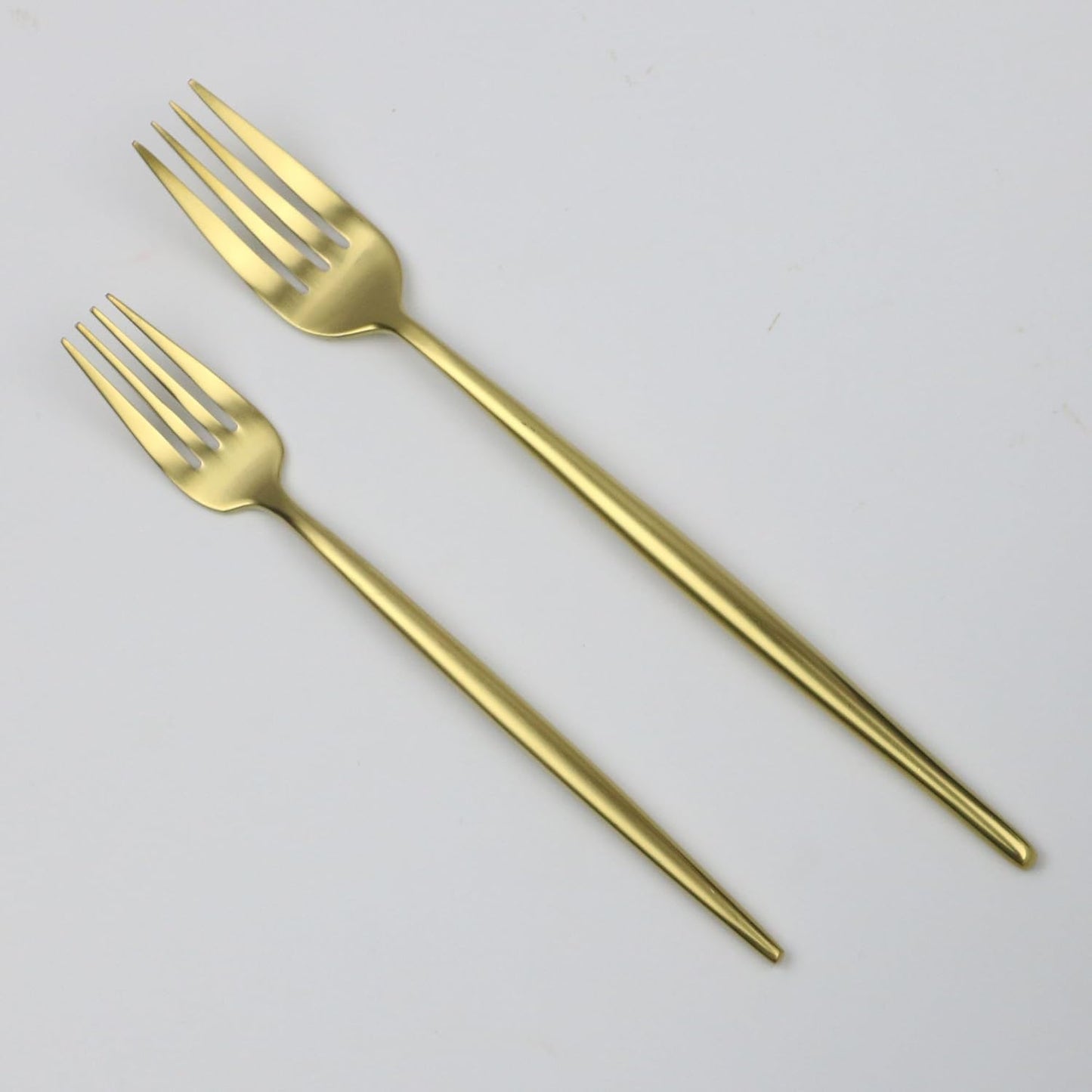 20-Pieces Luxury Gold 18/10 Stainless Steel Flatware Set, Matte Finish, Service for 4