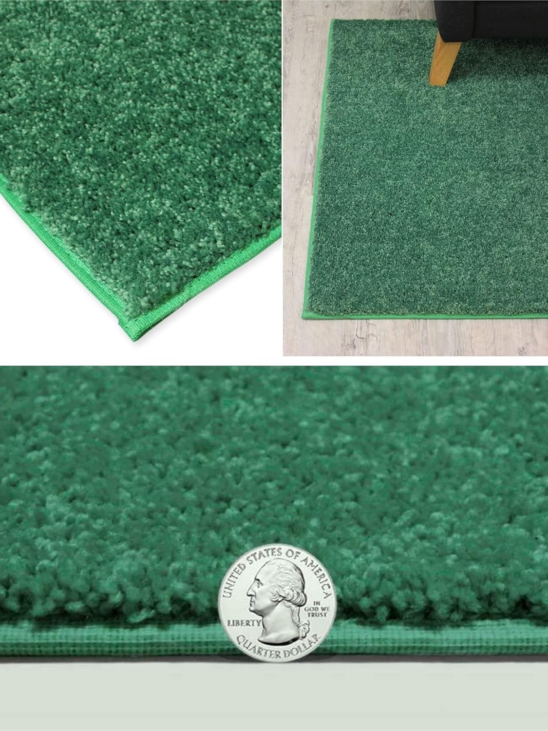 KOECKRITZ Soft and Colorful Kids Classroom Area Rugs (Passes Flammability Pill Test) Many Sizes and Bright Colors to Select from (7' x 7', Froggy)