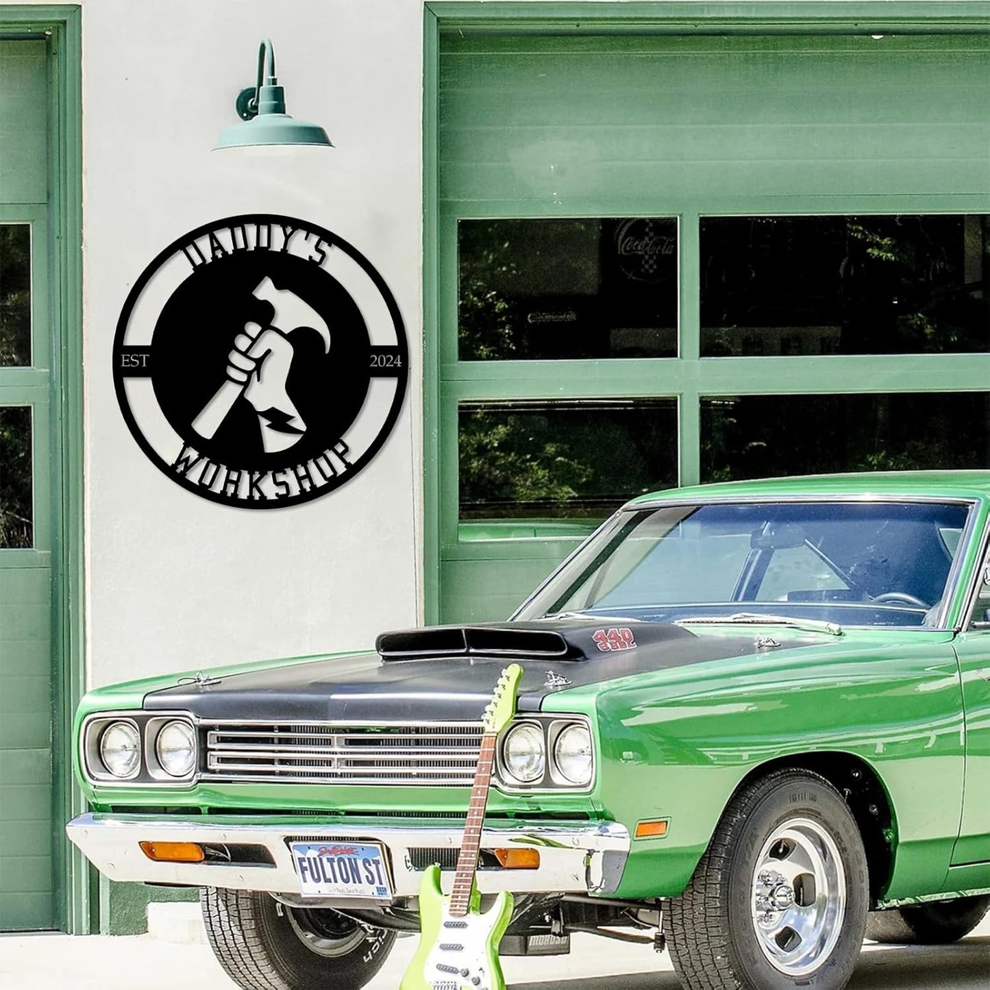 Personalized Metal Signs | Custom Plaque Wall Art | Worshop Metal Sign | Custom Sign Outdoor Metal | Custom Work Shop Metal Sign | Shop Signs | Personalized Father Gifts | Family Name Sign